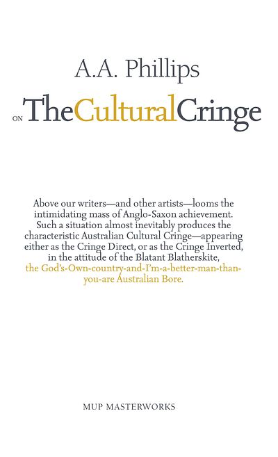 On the Cultural Cringe